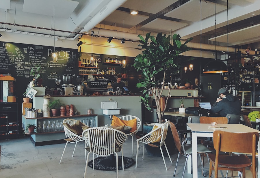 WOOF CAFÉの店内
